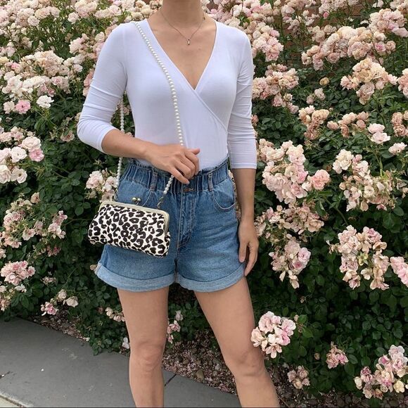 Handmade Real hair-on-horsehide Leopard printed Clutch/Evening bag & 2 Straps - Picture 4 of 16